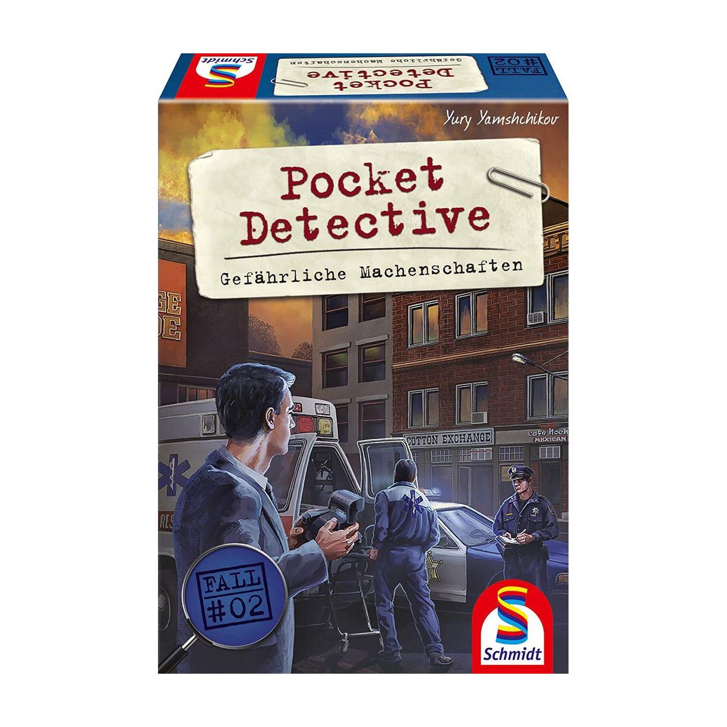 Pocket Detective Familienspiel Gefährliche Machenschaften SCHMIDT 49378
