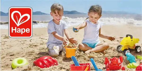 Strandspielzeug NEU Hape E8196 Kleines Sieb blau Sandspielzeug # 