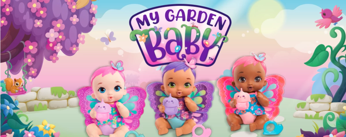 Mattel My Garden Baby, die Schmetterlings Babypuppen bei Spielzeugwelten.de