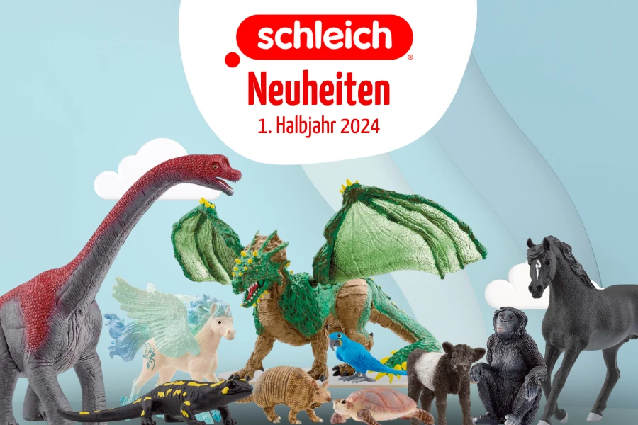 Vorschau Schleich Neuheiten 1. Halbjahr 2024 bei Spielzeugwelten.de