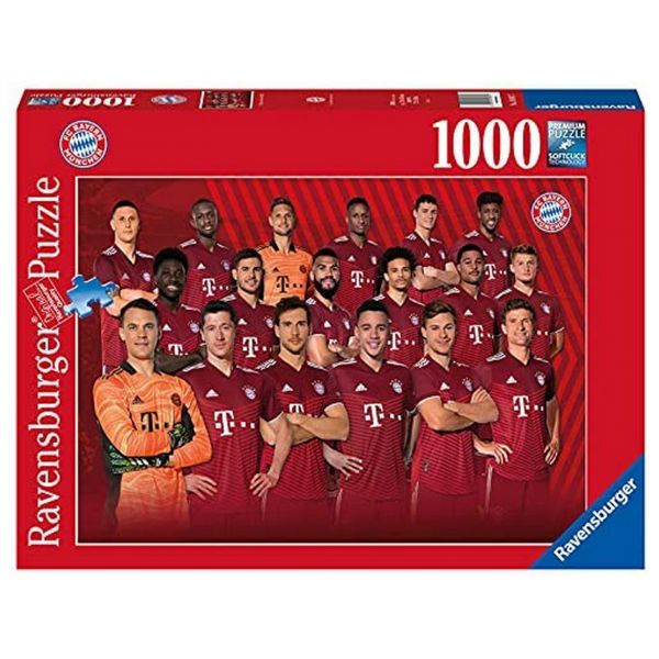 RAVENSBURGER 16847 - Puzzle - FC Bayern Saison 2021/22, 1000 Teile