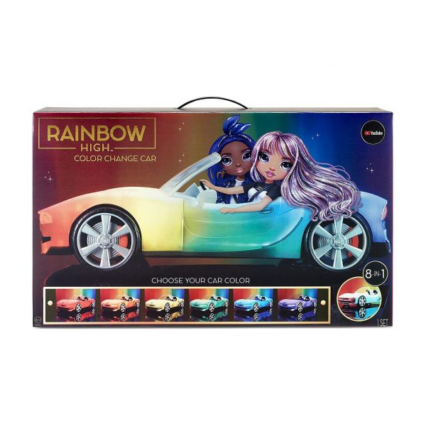 MGA 574316EUC - Rainbow High - Color Change Car