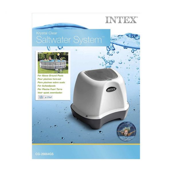 INTEX 26664GS - Poolzubehör - Salzwassersystem Krystal Clear bis 17.400 Liter, 230V