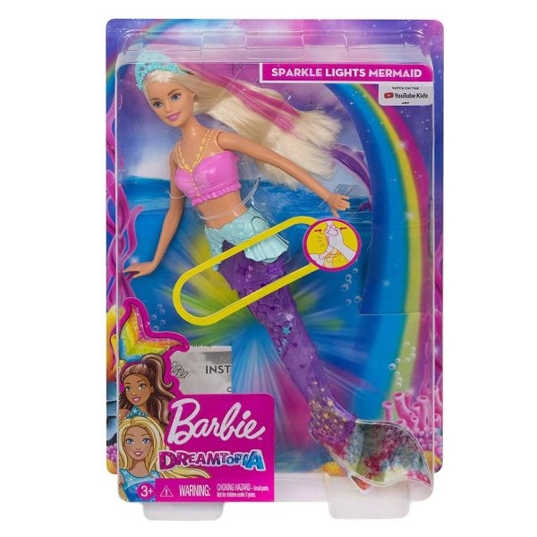 MATTEL GFL82 - Barbie - Dreamtopia Glitzerlicht Meerjungfrau