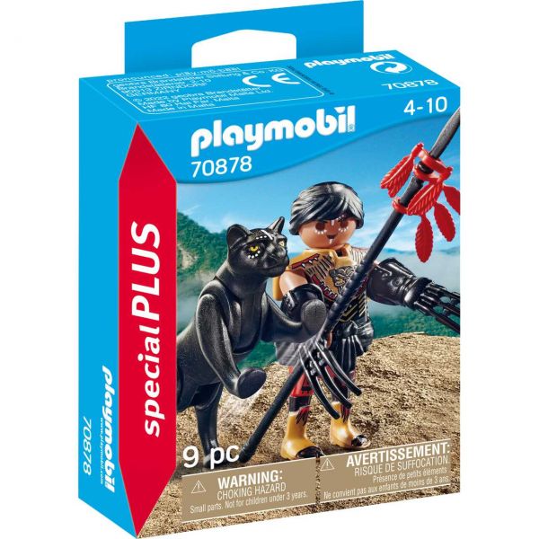 PLAYMOBIL 70878 - Special Plus - Krieger mit Panther