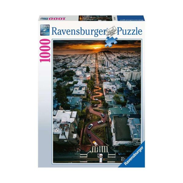 RAVENSBURGER 16732 - Puzzle - San Francisco, Lombard Street, 1000 Teile