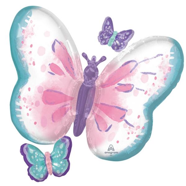 AMSCAN 4288775 - SuperShape - Flutter Butterfly, 73x71cm
