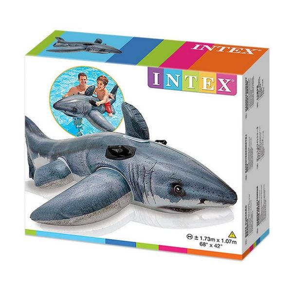 INTEX 57525NP - Aufblasbare Tiere - Hai, 173x107cm