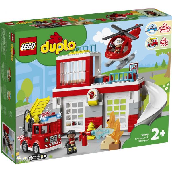 LEGO 10970 - DUPLO® - Feuerwehrwache mit Hubschrauber