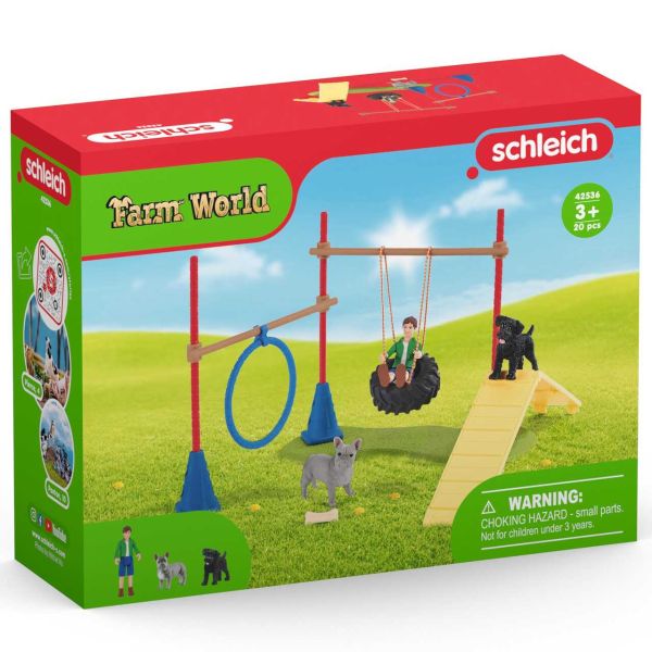 SCHLEICH 42536 - Farm World - Spielspaß für Hunde