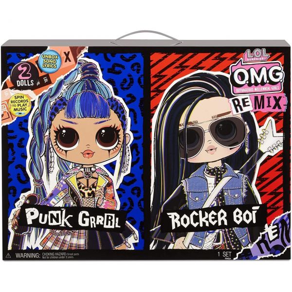 MGA 567288E7C - L.O.L. Surprise REMIX - Punk Grrrl &amp; Rocker Boi, Doppelpack