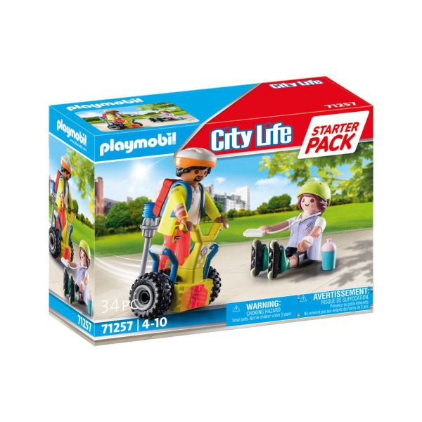 PLAYMOBIL 71257 - City Life - Starter Pack Rettung mit Balance-Racer