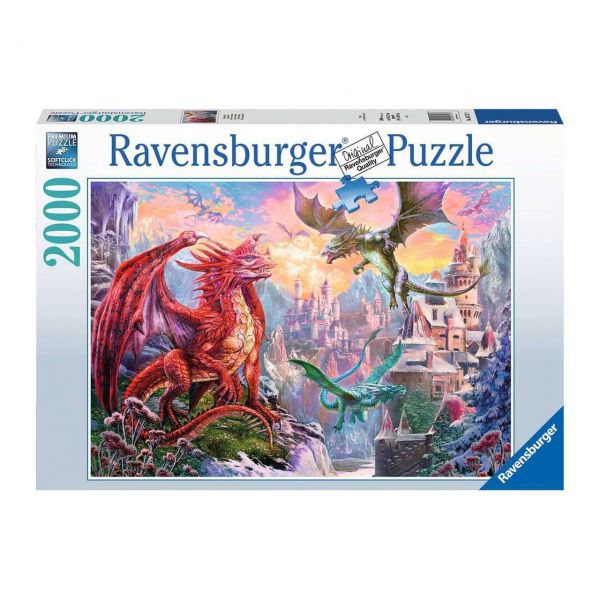 RAVENSBURGER 16717 - Puzzle - Drachenland, 2000 Teile
