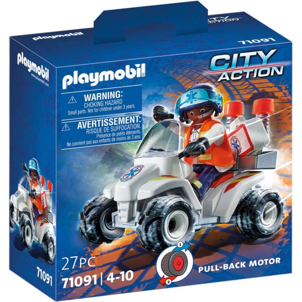 PLAYMOBIL 71091 - City Action - Rettungs-Speed Quad