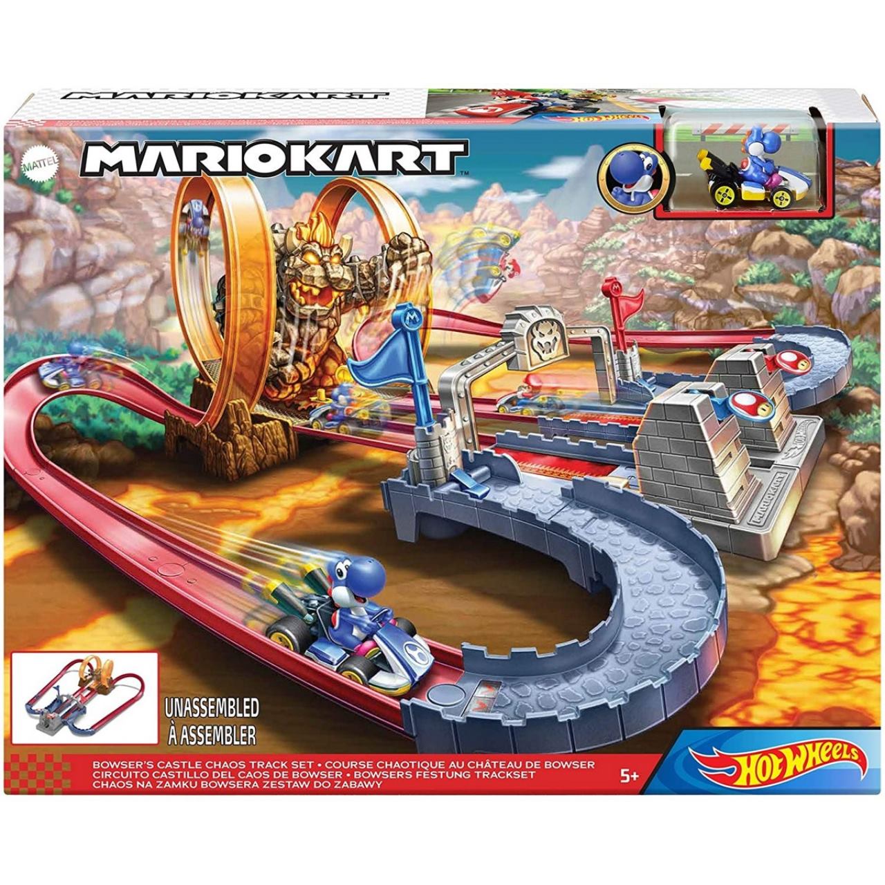 MATTEL GNM22 Hot Wheels Mario Kart TrackSet Bahn
