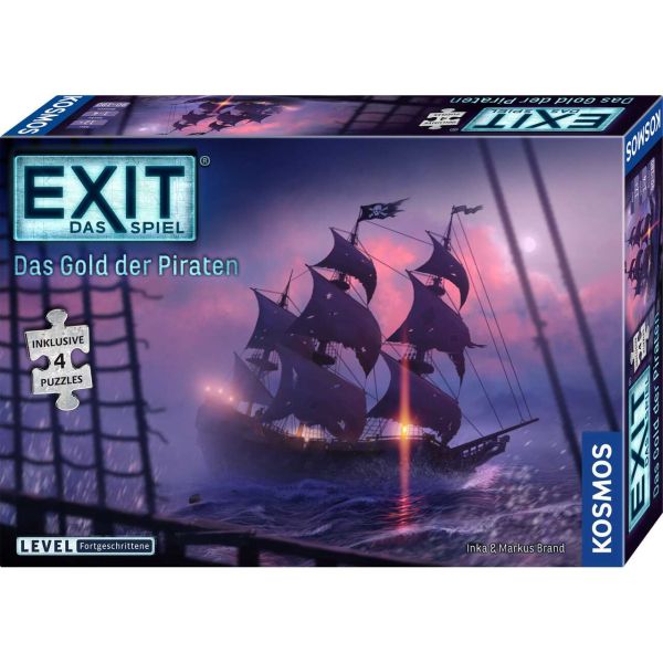 KOSMOS 683108 - EXIT - Spiel + Puzzle - Das Gold der Piraten