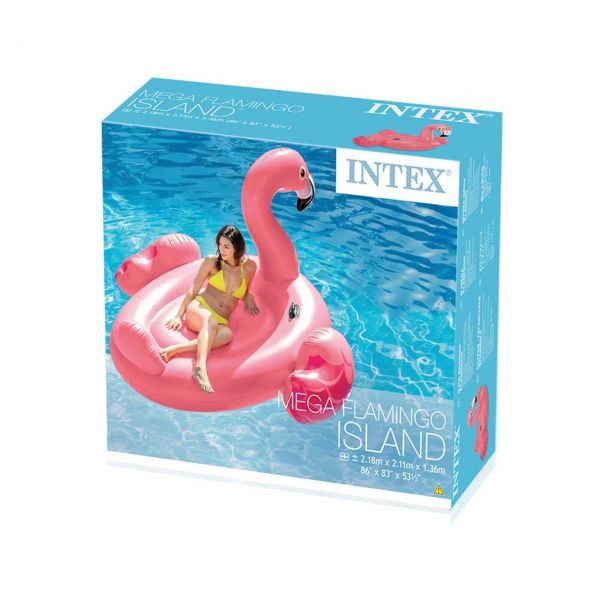 INTEX 56288 - Aufblasbare Tiere - Flamingo, 215 x 211 x 136 cm