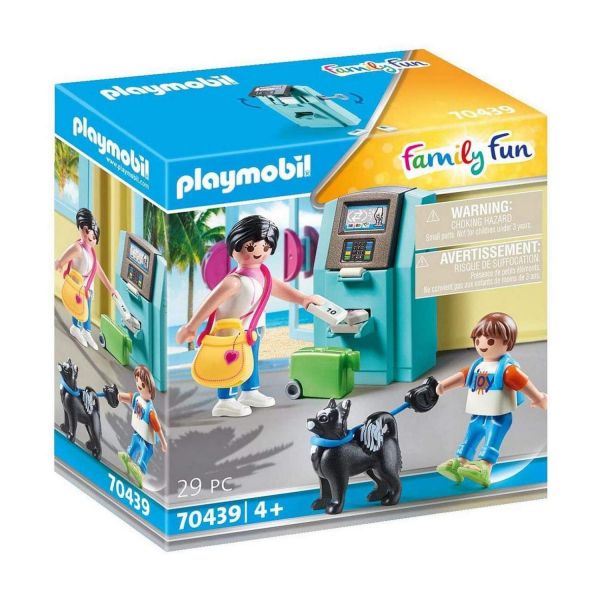 PLAYMOBIL 70439 - Family Fun - Urlauber mit Geldautomat
