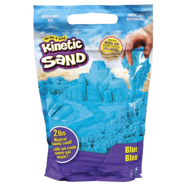 Spin Master 56058 - Kinetic Sand - Colour Bag Blau, 907g