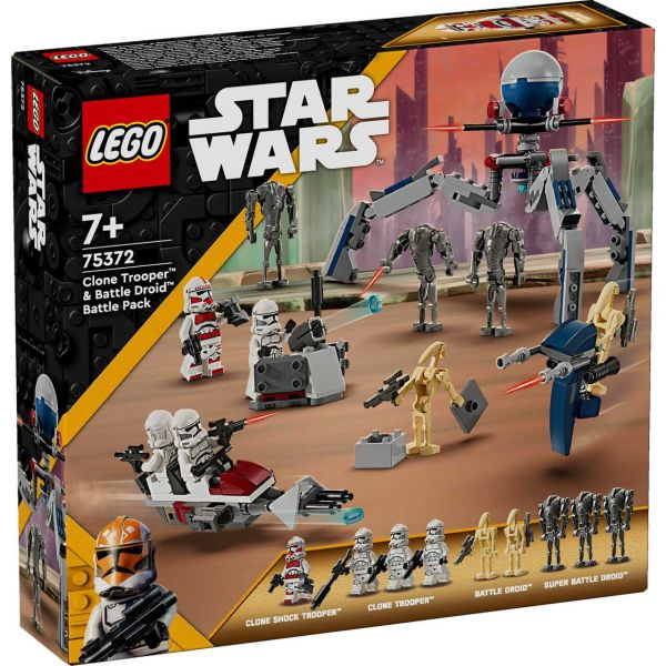 LEGO 75372 - Star Wars™ - Clone Trooper™ &amp; Battle Droid™ Battle Pack