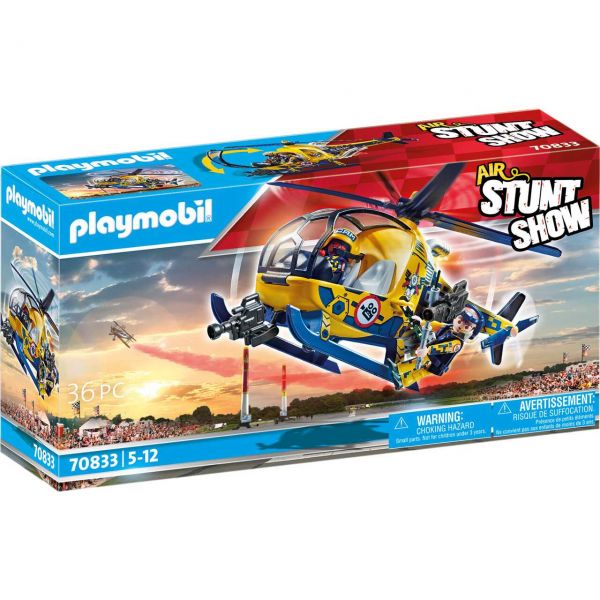 PLAYMOBIL 70833 - Air Stuntshow - Filmcrew-Helikopter