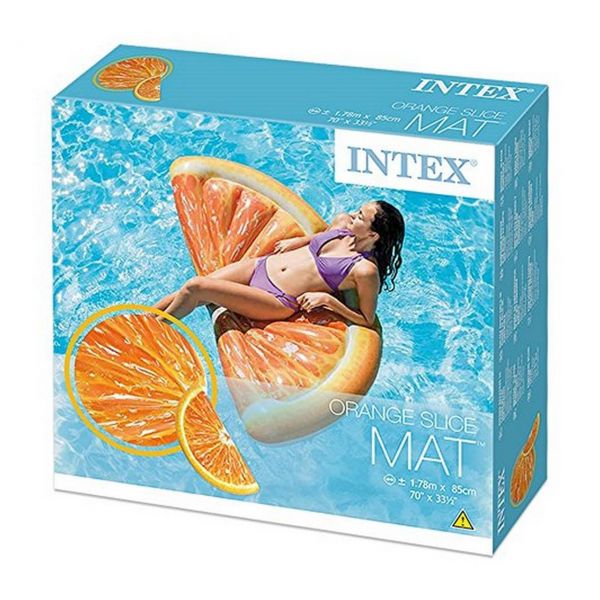 INTEX 58763EU - Luftmatratze - Orangen Scheibe, 178 x 85 cm