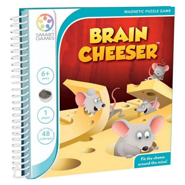 SMART GAMES 250-8 - Magnetische Reisespiele - Brain Cheeser