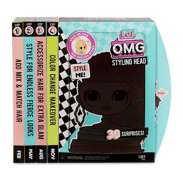 MGA 565963E7C - L.O.L. Surprise O.M.G. - Styling Head, NEONLICIOUS