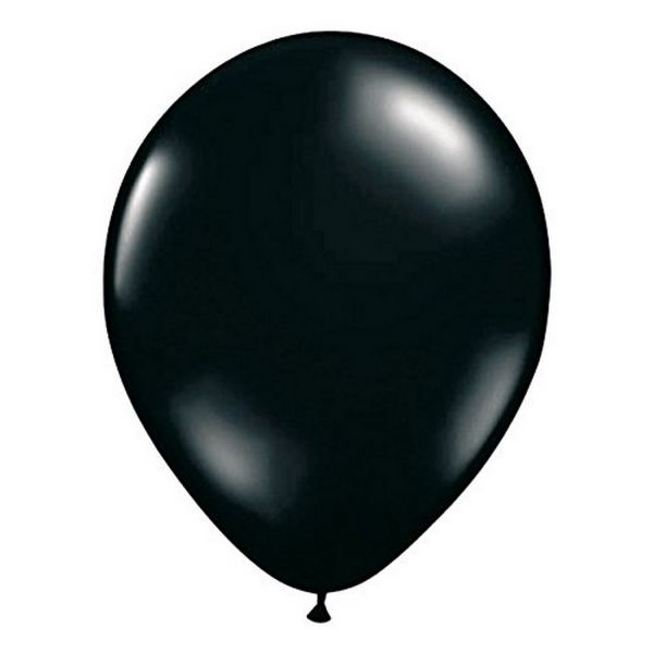 FOLAT 08085 - Latexballon 30cm - Schwarz, 100 Stk.