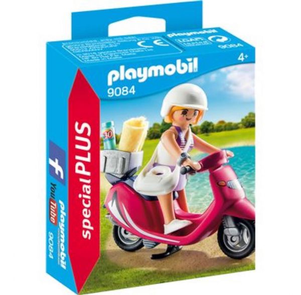 PLAYMOBIL 9084 - Special Plus - Strand-Girl mit Roller