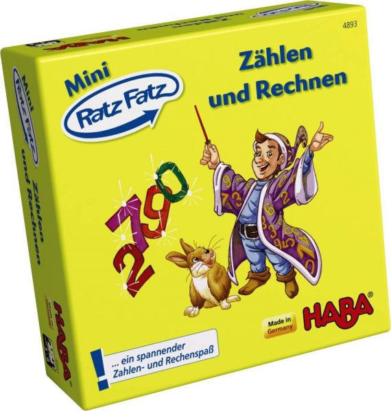 HABA 4893 - Mini Mitbringspiel - Ratz Fatz - Zählen und Rechnen