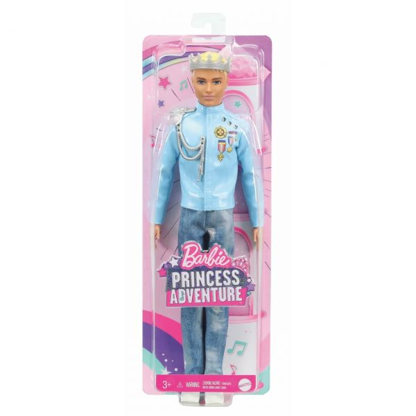 MATTEL GML67 - Barbie - „Prinzessinnen Abenteuer” Prinz Ken-Puppe