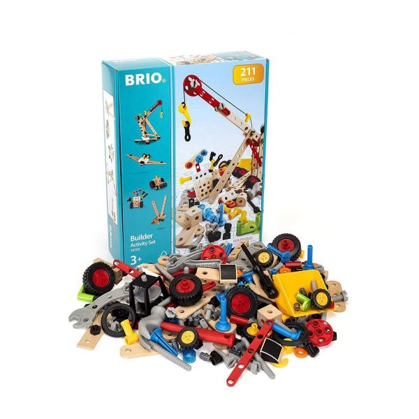 BRIO 34588 - Builder - Kindergartenset, 211-teilig