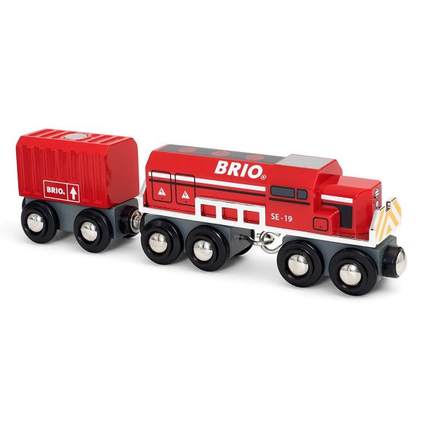 BRIO 33860 - Bahn - Roter Frachtzug