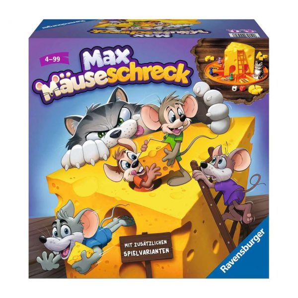 RAVENSBURGER 24562 - Kinderspiel - Max Mäuseschreck