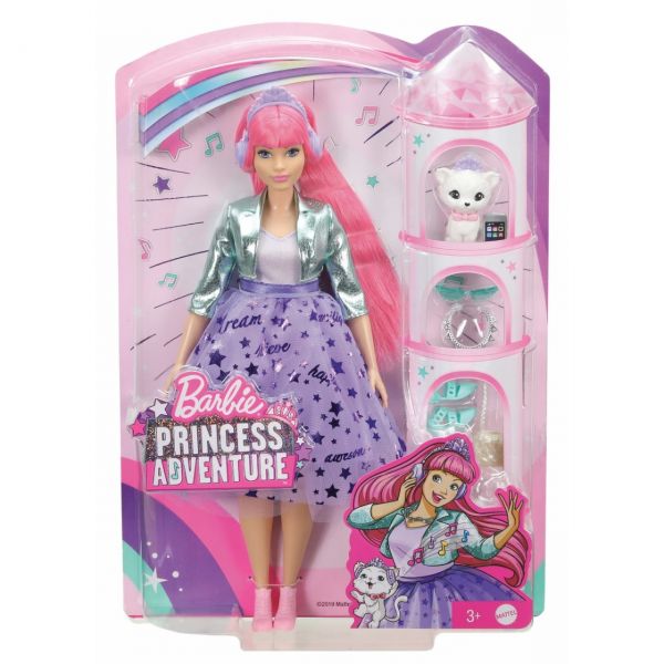 MATTEL GML77 - Barbie - „Prinzessinnen Abenteuer” Daisy Prinzessinnen-Puppe
