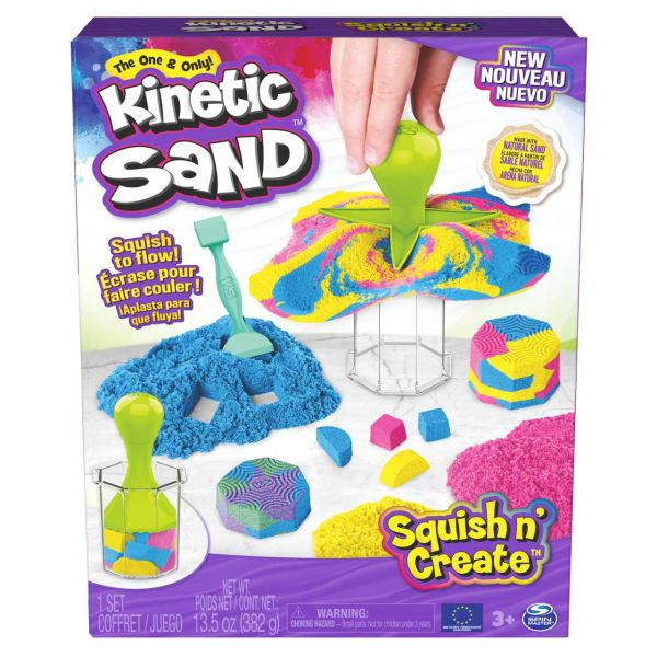 Spin Master 34810 - Kinetic Sand - Squish N Create