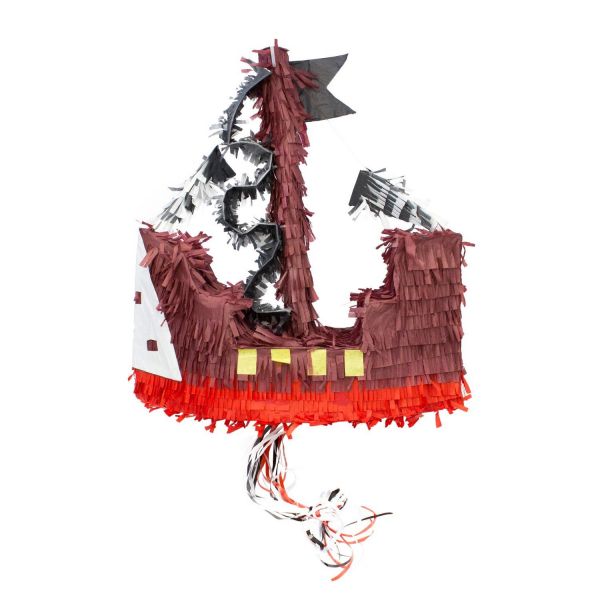 IDENA 10039800 - Pinata - Piratenschiff, 45 x 20 x 52 cm