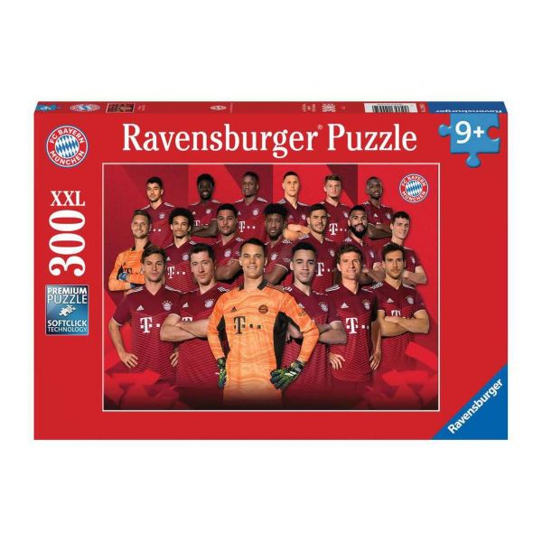 RAVENSBURGER 12995 - Puzzle - FC Bayern Saison 2021-2022, 300 Teile