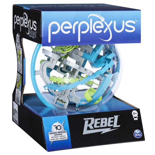 Spin Master 6053147 - Perplexus - Rebel, 3D-Labyrinth mit 70 Hindernissen