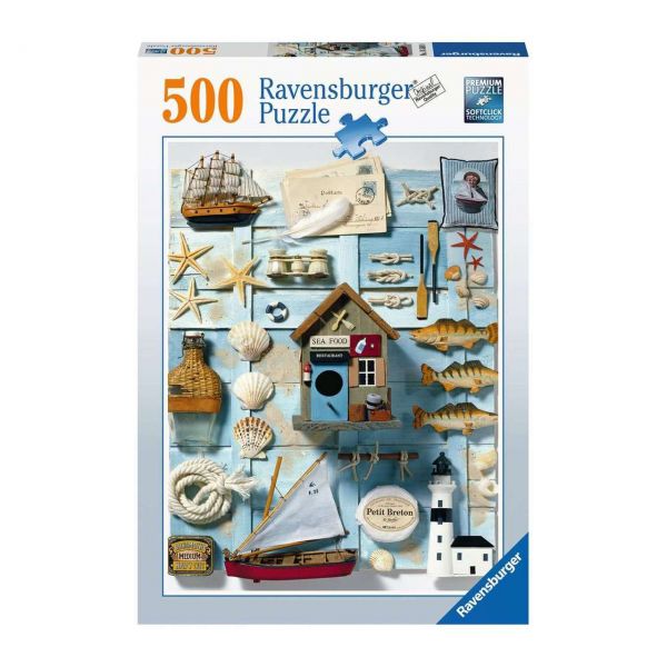 RAVENSBURGER 16588 - Puzzle - Maritimes Flair, 500 Teile