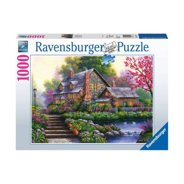 RAVENSBURGER 15184 - Puzzle - Romantisches Cottage, 1000 Teile