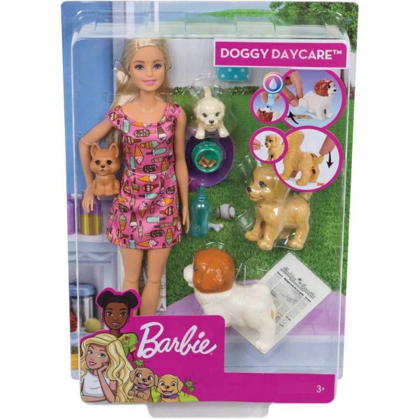 MATTEL FXH08 - Barbie - Hundesitterin und Welpen