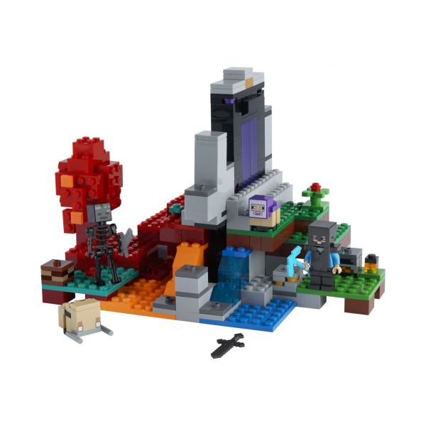 LEGO 21172 - Minecraft™ - Das zerstörte Portal | Spielzeugwelten.de