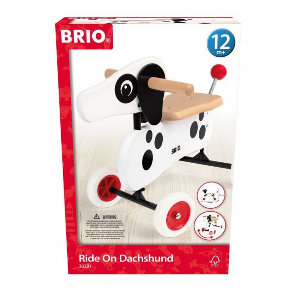 BRIO 30281 - Babyspielzeug - Neuer Dackel-Rutscher