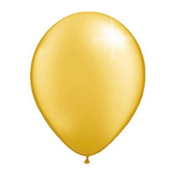 FOLAT 08118 - Latexballon 30cm - Metallic Gold, 50 Stk.