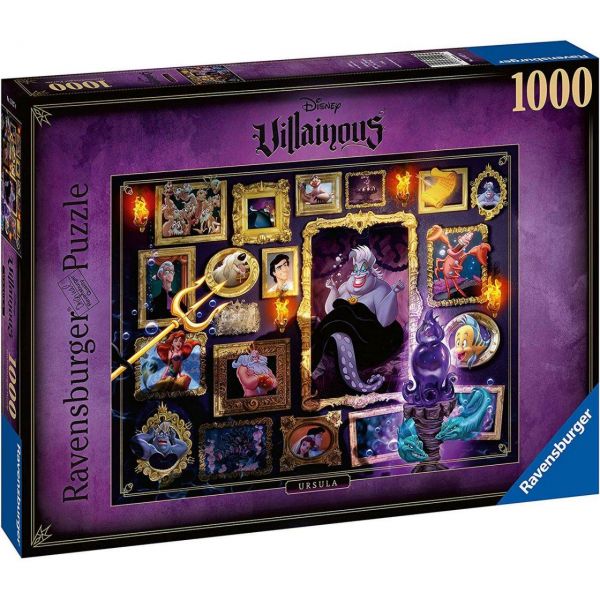 RAVENSBURGER 15027 - Puzzle - Villainous - Ursula Puzzle, 1000 Teile