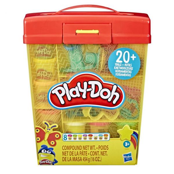 HASBRO E9099 - Play-Doh - Großes Knetset mit Aufbewahrungsbox