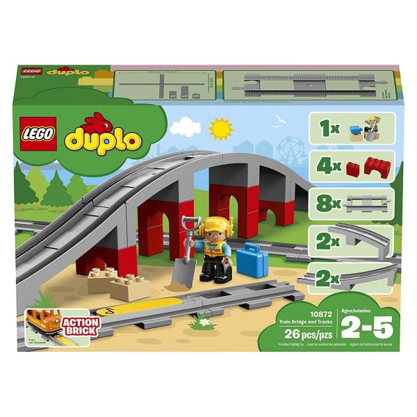 LEGO 10872 - Duplo - Eisenbahnbrücke und Schienen
