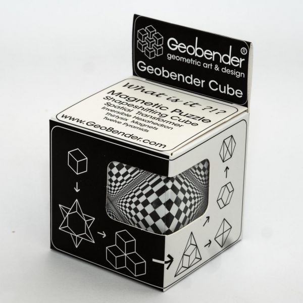 GeoBender 50113 - Magnetisches 3D-Puzzle - Cube Abstract®